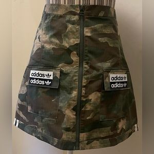 Adidas camp print skirt